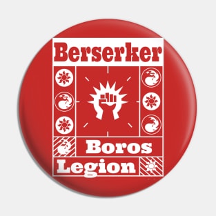 Boros Legion | Berserker | MTG Guild White on Red Design Pin