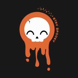 Cute Stay Spooky Skull T-Shirt