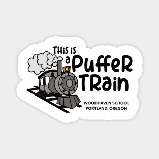 Puffer Train Magnet