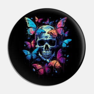 Fairy Grunge Fairycore Aesthetic Skeleton Butterfly Gothic Pin