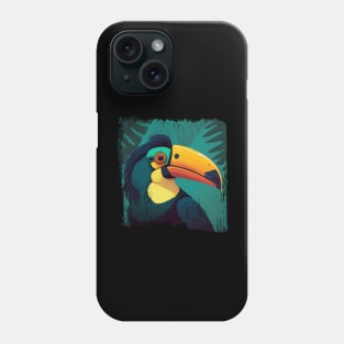 colorful toucan Phone Case