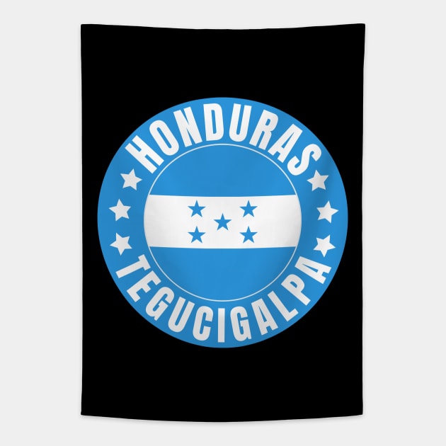 Tegucigalpa Tapestry by footballomatic