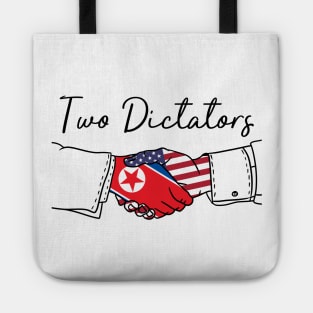 Two Dictators funny Singapore summit Tote