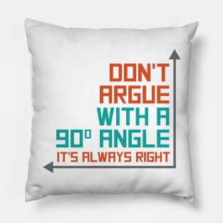 90 Degree Angle Pillow