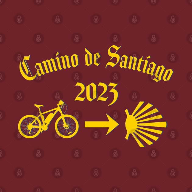 Camino de Santiago 2023 bicycle by Brasilia Catholic