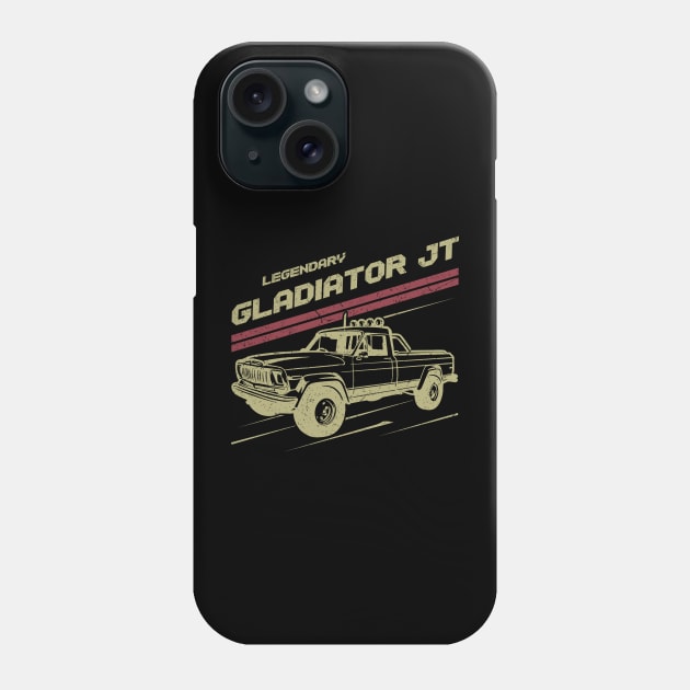 Jeep Gladiator JT series Jeep car trailcat Phone Case by alex77alves