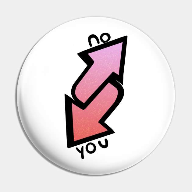 No U Uno Card Pin for Sale by Mumize