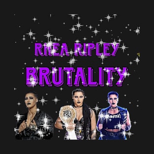 rhea ripley brutality T-Shirt