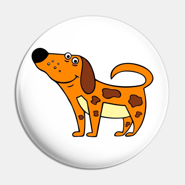 Funny dog Pin by Frenzy Fox