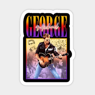 VINTAGE BOOTLEG GEORGE MICHAEL 90S Magnet