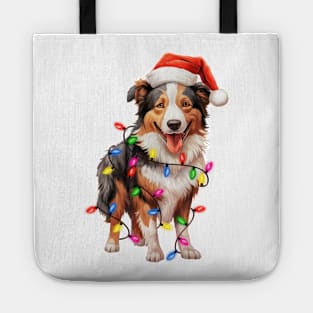 Christmas Collie Tote