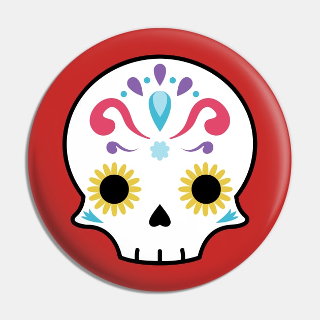 Sugar skull flower Pin by Laura_Nagel