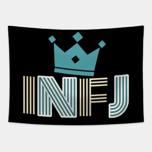 INFJ - Typography Design 3 Tapestry