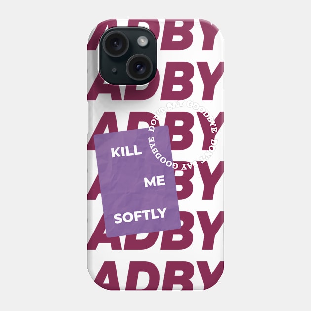 BAD BYE PURPLE (MONO COLLECTION/BTS) Phone Case by goldiecloset