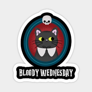 Bloody Wednesday Black Cat Magnet