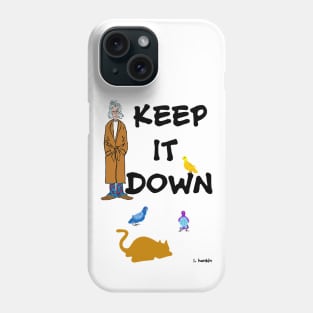 Keep it Down with Birds and Cat Phone Case