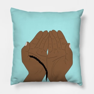 Dua Hands with Tasbih - Islamic Prayer Hands - Islamic Duas Pillow