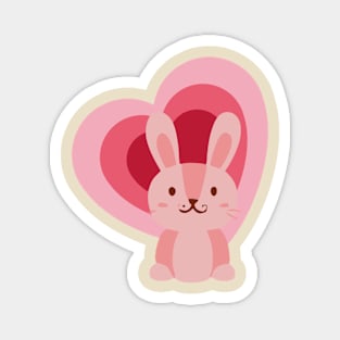 Bunny Heart Magnet