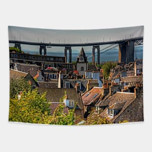 Ferry Rooftops Tapestry