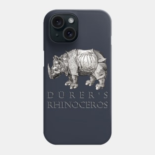 Dürer's Rhinoceros Phone Case