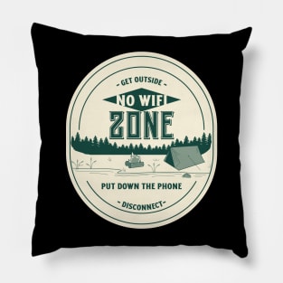 No WiFi Zone Camping Pillow