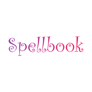 Spellbook gradient typographic T-Shirt