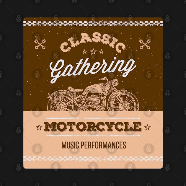 Classic Gathering Motorcycle Music Performances by gdimido