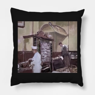 the tottenham distillery - Walter Sickert Pillow