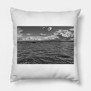 Boats on Lake Constance Pillow