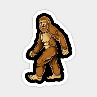 Bigfoot smile Magnet