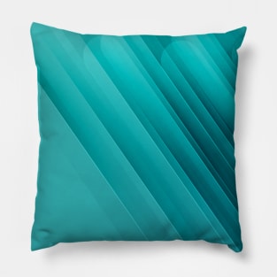 Modern blue gradient pattern Pillow