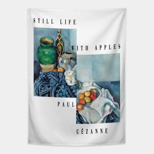 Still life with apples by paul cezanne Tapestry