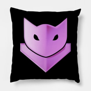 Guild Wars 2: Catmander Tag (Pink) Pillow