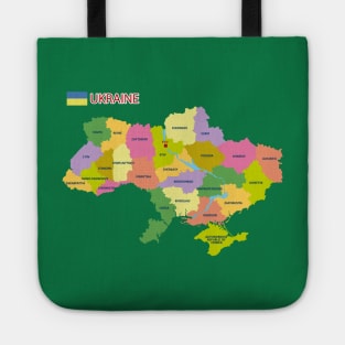 Administrative map of Ukraine Tote