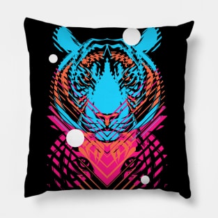 Cyber Tiger Pillow