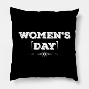 Women’s Day White Pillow