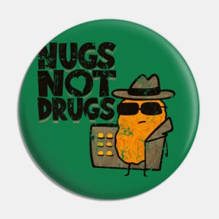 NO DRUGS FRIED CHICKEN YES VINTAGE Pin