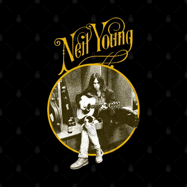 Classic Style Neil Young by Gpumkins Art