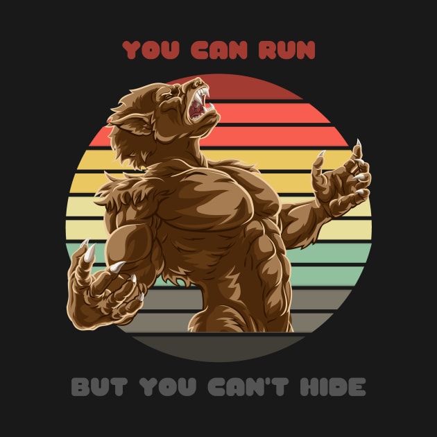 Sunset Werewolf / You Can Run But You Can't Hide by nathalieaynie