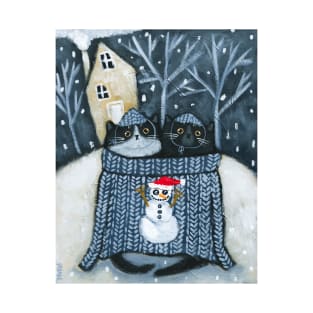 Snowman Sweater T-Shirt