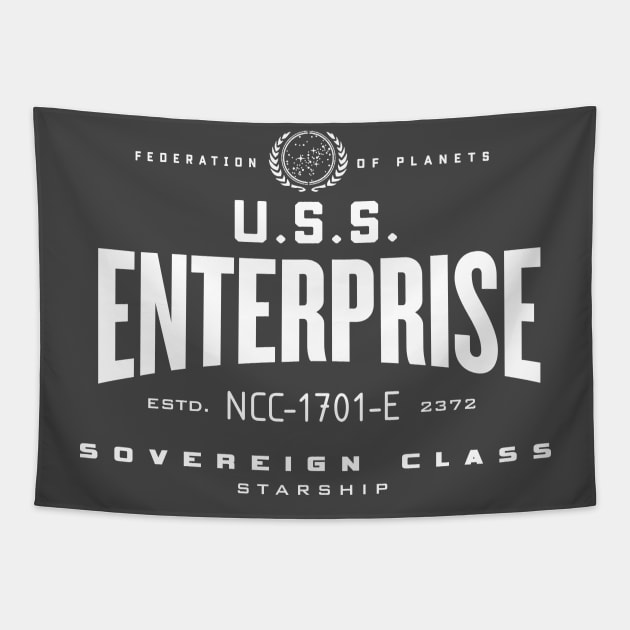 U.S.S. Enterprise-E Tapestry by MindsparkCreative