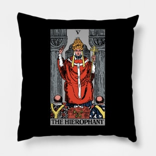 Hierophant Tarot Card Rider Waite Pillow