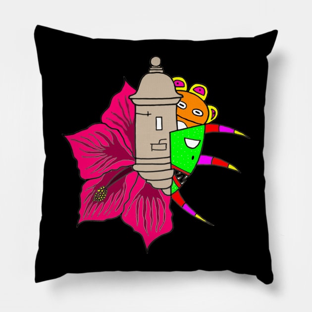 Puerto Rico Pillow by lilyvtattoos