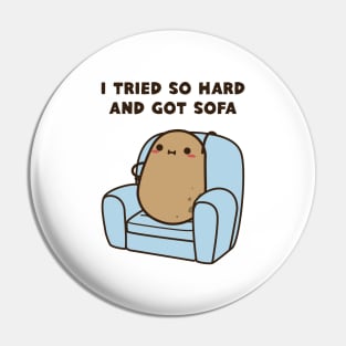 Couch Potato Pin