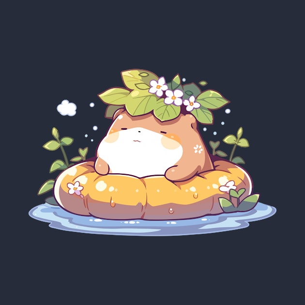 Chill Cute Kawaii Hamster Baby by Kawaii Kingdom