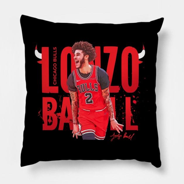 Lonzo Ball Pillow by Juantamad