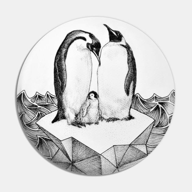 Penguin family Pin by Valverde91