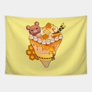 Honey Bear Crepe Tapestry