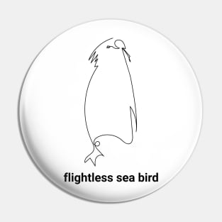 FLIGHTLESS SEA BIRD - ABSTRACT PENGUIN #cute #animals #minimal #art #design #kirovair #buyart #decor #home Pin