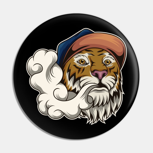 Slang tiger - the vapor connoisseur Pin by JagatKreasi